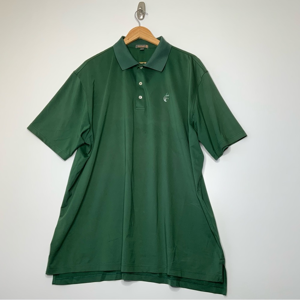 Peter Millar Green Polo Shirt